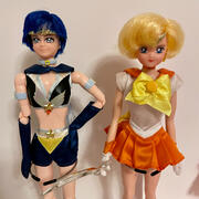 Sailor Star Fighter and Sailor Uranus dolls.